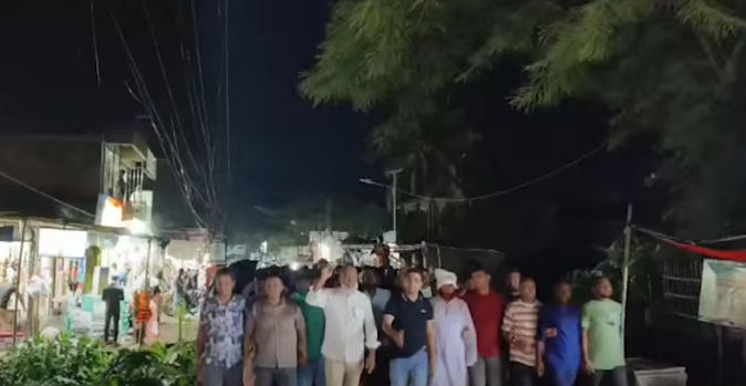 সাতক্ষীরা-৪ আসনে সীমানা পরিবর্তনের প্রতিবাদে বিএনপির বিক্ষোভ