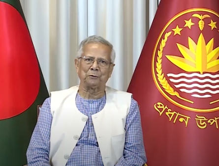 জুলাই গণভ্যুত্থান দিবস উপলক্ষে জাতির উদ্দেশে প্রধান উপদেষ্টার বার্তা